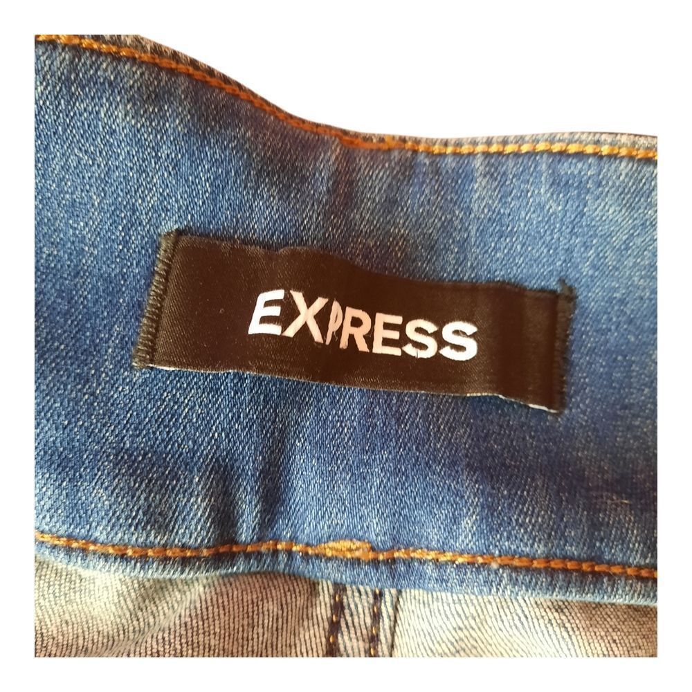 Express Super High Rise Flare & Wide Leg Jeans - Picture 2 of 4